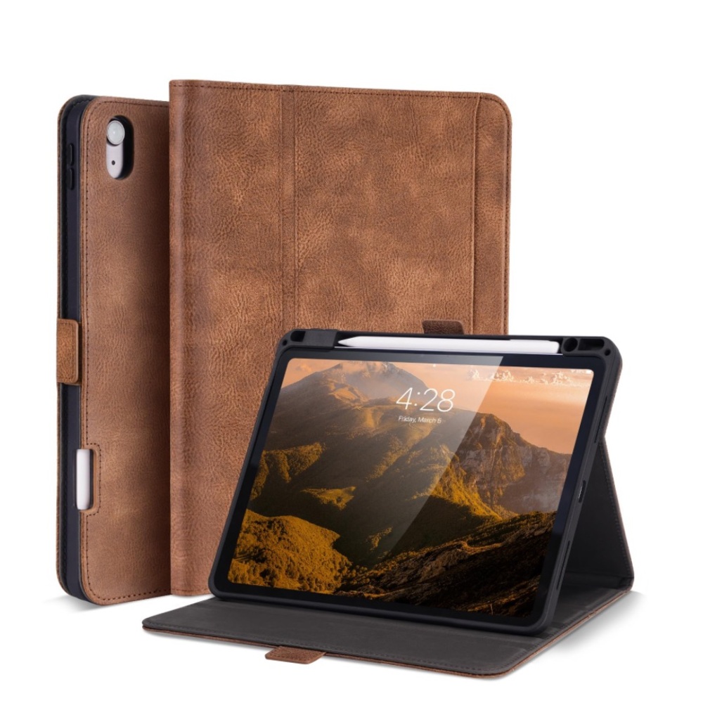 iPad Air 13” Case-handcrafted-Dark BROWN